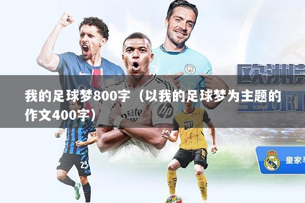 我的足球梦800字（以我的足球梦为主题的作文400字）